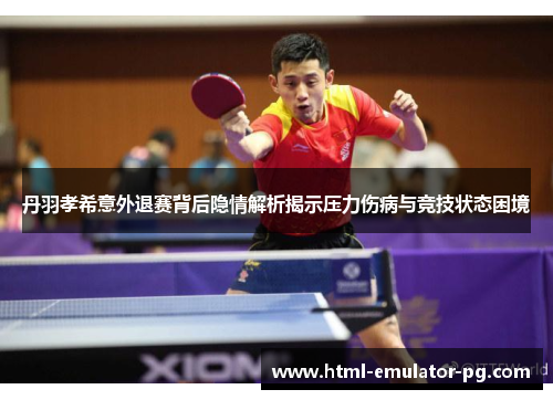 丹羽孝希意外退赛背后隐情解析揭示压力伤病与竞技状态困境 丹羽孝希意外退赛背后隐情解析揭示压力伤病与竞技状态困境